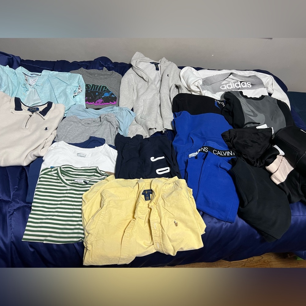 Bundle of Big Boy Clothing majority size 10-12, very good used condition